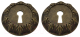 Накладка на цилиндр Нора-М НБ Грасиоза / 8738 (застаренная бронза) - 