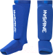 Защита голень-стопа для единоборств Insane Protegat / IN22-SG200 (M, синий) - 