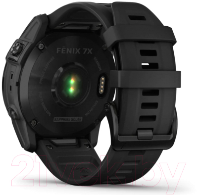 Умные часы Garmin Fenix 7S Sapphire Solar 42mm / 010-02539-25 (карбон серый/черный)