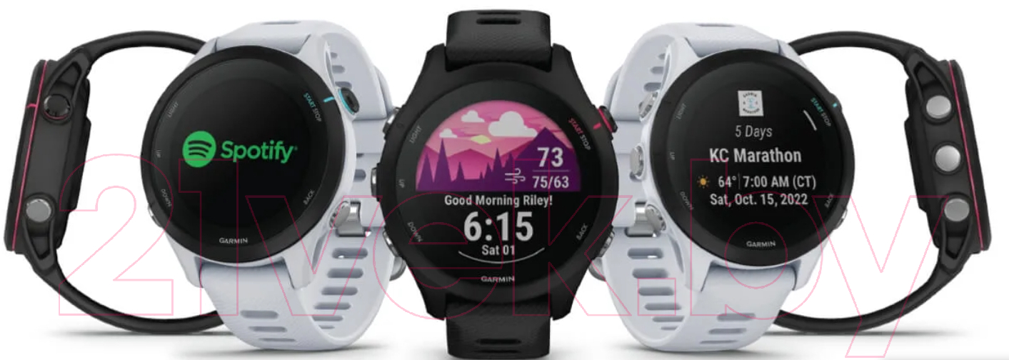 Умные часы Garmin Forerunner 255 Music 46mm / 010-02641-30