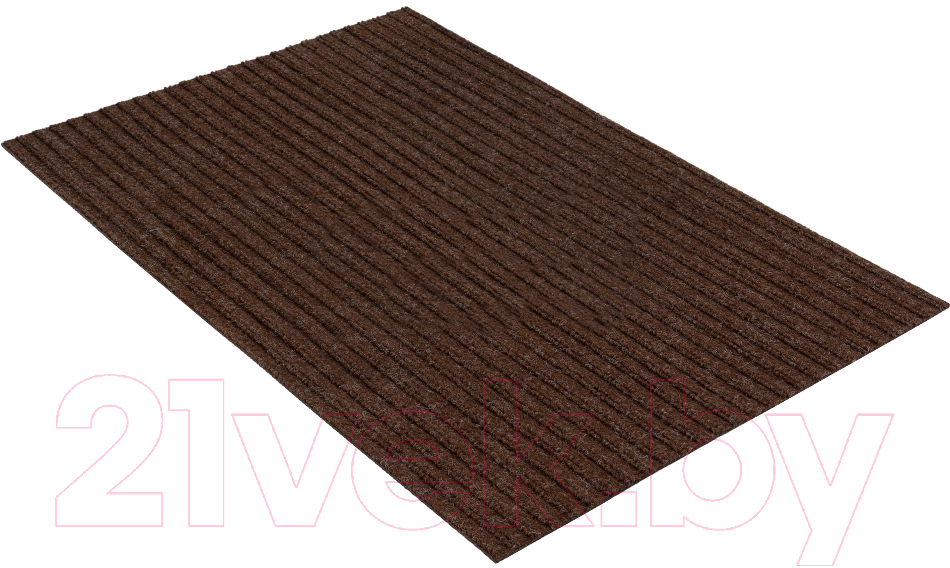 Коврик грязезащитный Shahintex icarpet Ребристый ТПР 50x80 / 821587 (мокко 02)
