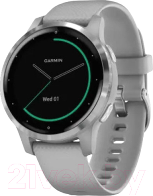 Умные часы Garmin Vivoactive 4S 40mm / 010-02172-01 (Silver/Powder Gray)