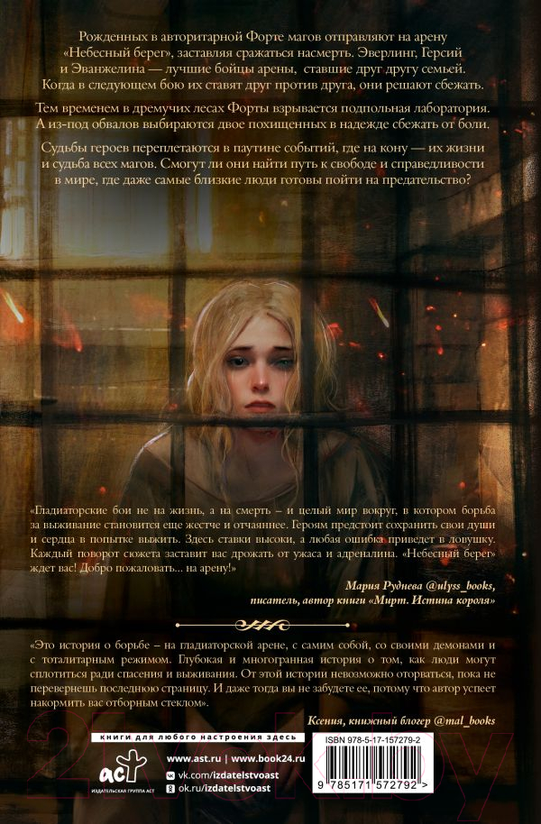 Художественная книга АСТ Небесный берег / 9785171572792 (Демаро Л.) — фото 3