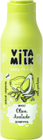 Шампунь для волос Vitamilk Олива и авокадо Мусс (400мл) - 