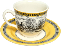 Чашка с блюдцем Grace By Tudor England Halcyon GR01-200TS - 