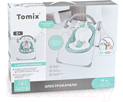 Качели для новорожденных Tomix Swing / TB-03 (розовый)