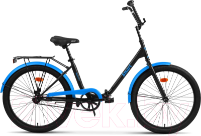 Велосипед AIST Smart 24 1.1 2023 (черный/синий)