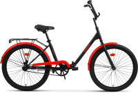 Велосипед AIST Smart 24 1.1 2023 (черный/красный) - 