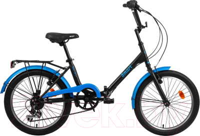Велосипед AIST Smart 20 2.1 20 2023 (черный/синий)