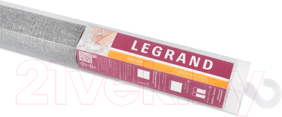 Рулонная штора LEGRAND Саммер 38x175 / 58127412 (графит)