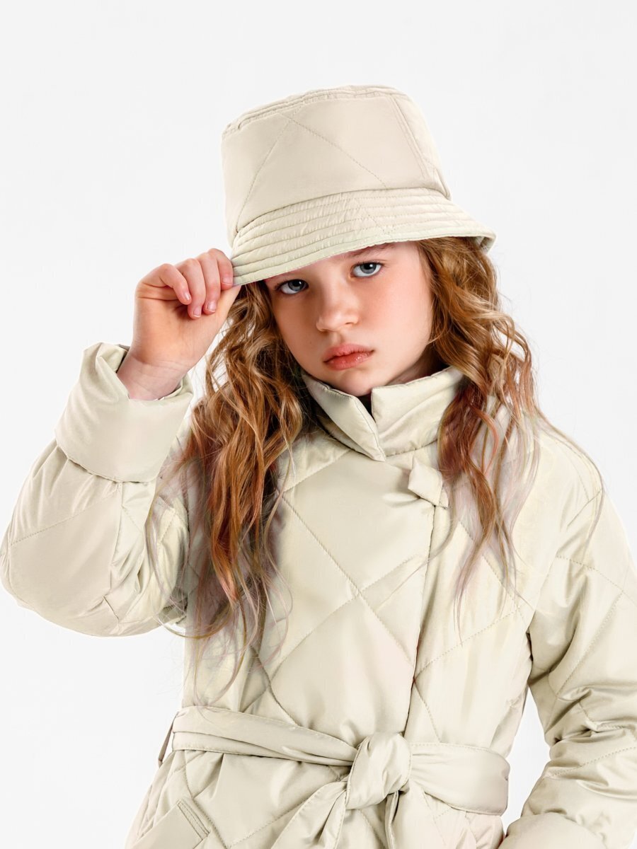 Панама детская Amarobaby Trendy / AB-OD22-TRENDY16/33-54 (молочный, р.54-56) — фото 5