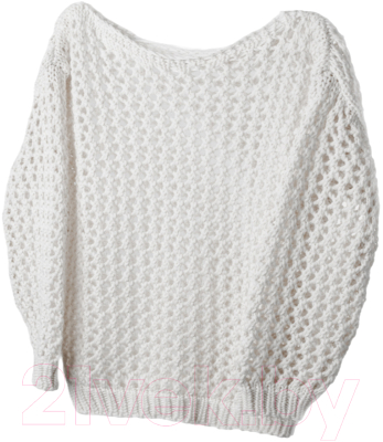 Джемпер детский Amarobaby Knit Trend / AB-OD21-KNITT2602/00-128  (белый, р.128)