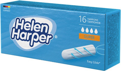 Тампоны гигиенические Helen Harper Super Безаппликаторные (16шт) -