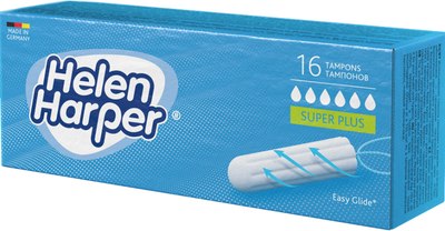 Тампоны гигиенические Helen Harper Super Plus Безаппликаторные (16шт) - 