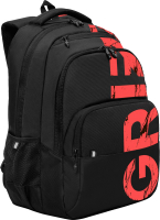 Рюкзак Grizzly RU-430-9 (черный/красный) - 