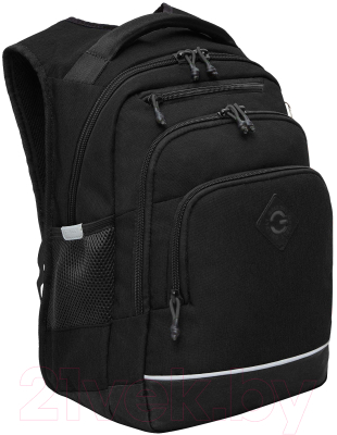 Школьный рюкзак Grizzly RB-450-1 (черный)