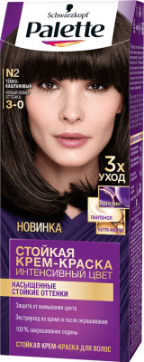 

Крем-краска для волос Palette, Шатен, Стойкая N2 / 3-0