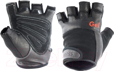 Перчатки для пауэрлифтинга Torres PL6049M (M, черный)