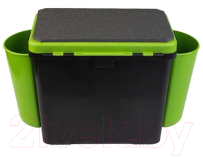 Ящик рыболовный Helios FishBox односекционный (19л, зеленый)