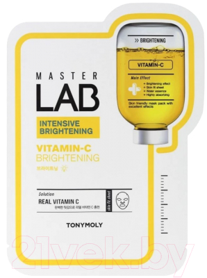 Маска для лица тканевая Tony Moly Master Lab Vitamin C Mask (19мл)