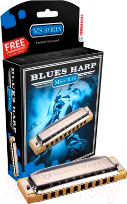 Губная гармошка Hohner Blues Harp 532/20 MS E (M533056)