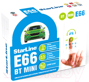Автосигнализация StarLine E66 BT Mini