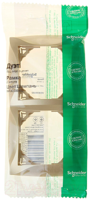 Рамка для выключателя Schneider Electric Дуэт WDE000402