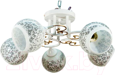 

Люстра Mirastyle, MX-32051/5 WH+CR