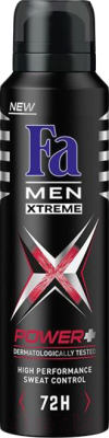 

Дезодорант-спрей Fa, Men Invisible Power Xtreme 72 ч защиты