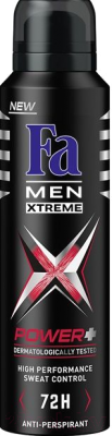 Антиперспирант-спрей Fa Men Xtreme Power+ 72ч защиты (150мл)