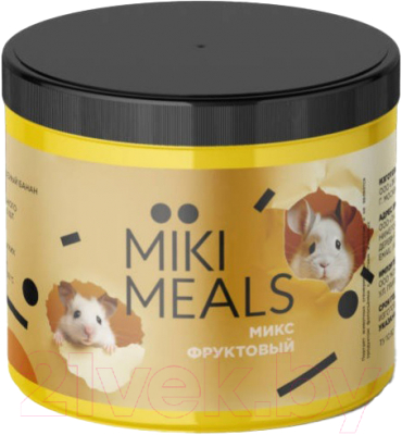 Лакомство для грызунов Mikimeals Фруктовый микс (150г)