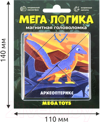 Развивающая игра Mega Toys Магнитная головоломка Археоптерикс / 15833