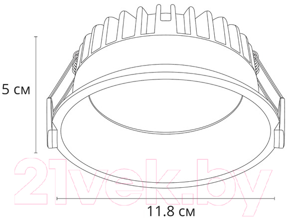 Точечный светильник Arte Lamp Frame A7994PL-1WH — фото 4