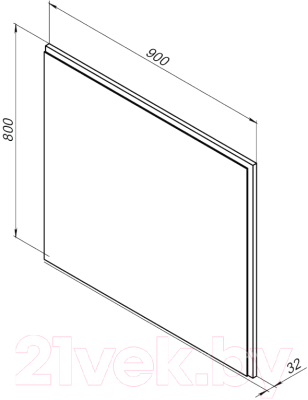 Комплект мебели для ванной Aquanet Nova Lite 85 / 274176 (дуб рустикальный)