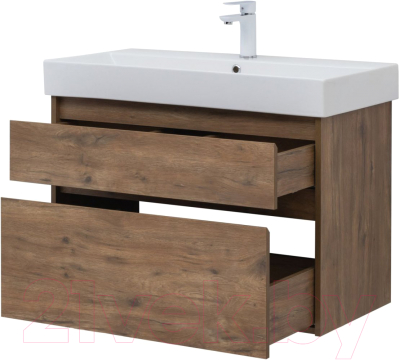 Комплект мебели для ванной Aquanet Nova Lite 85 / 274176 (дуб рустикальный)
