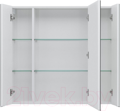 Комплект мебели для ванной Aquanet Алвита New 90 / 306189 (белый матовый)