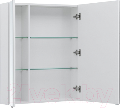 Комплект мебели для ванной Aquanet Алвита New 90 / 306189 (белый матовый)