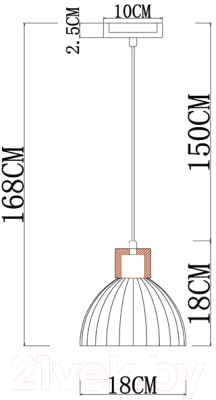 Потолочный светильник Arte Lamp Caprice A4184SP-1BR