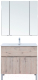 Комплект мебели для ванной Aquanet Алвита New 90 / 306181 (дуб веллингтон белый) - 