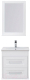 Комплект мебели для ванной Aquanet Бостон 60 М / 263048 (белый матовый) - 