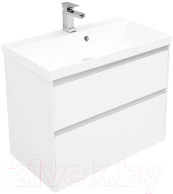 Комплект мебели для ванной Aquanet Гласс 70 / 281143
