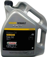 Моторное масло Castrol Renault GTX 5W30 RN17 / 7711943681 (5л) - 