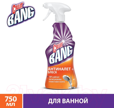 Чистящее средство для ванной комнаты Cillit Bang Для сантехники / 65519 (750мл)