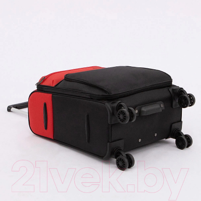 Чемодан на колесах Francesco Molinary 336-ATX110/3-24BLR (черный/красный)