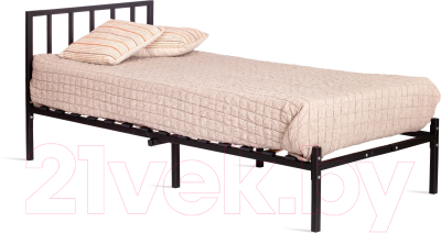 Двуспальная кровать Tetchair Bruno 90x200 (черный)