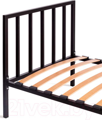 Двуспальная кровать Tetchair Bruno 90x200 (черный)
