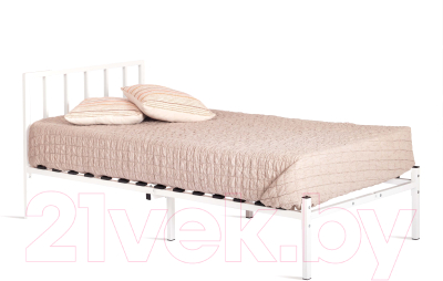 Двуспальная кровать Tetchair Bruno 90x200 (белый)