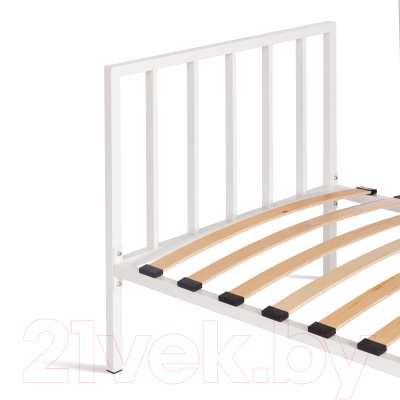 Двуспальная кровать Tetchair Bruno 90x200 (белый)