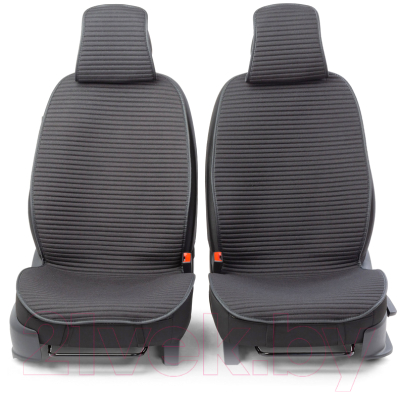 Комплект накидок на автомобильные сиденья Car Performance CUS-1042 BK (черный)