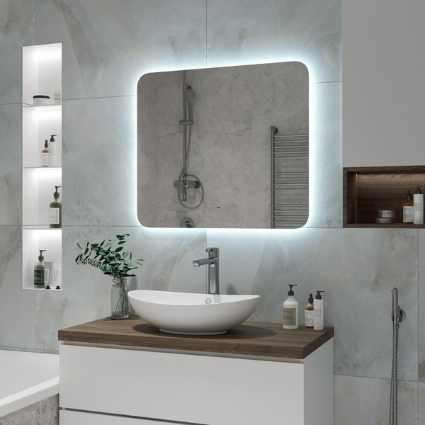 Купить Зеркало Континент Burzhe Led 100x100 в Молодечно